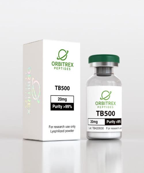 Orbitrex TB-500 vial and package